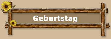 Geburtstag